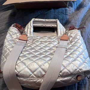 NWOT MZ Wallace Small Sutton Deluxe GOLD Metallic UNused condition